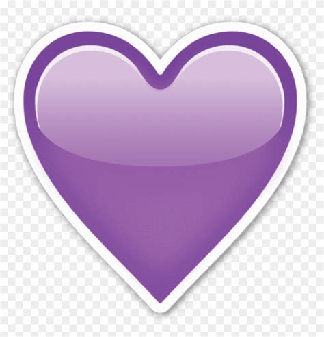 Free Png Download Emoji Purple Heart Png Images Background ...