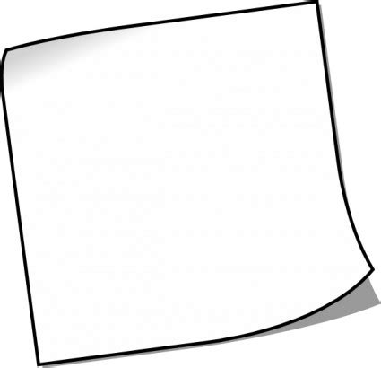 Blank White Paper - ClipArt Best