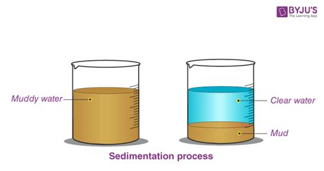 Sedimentation process | Types of mixtures, Solid liquid gas, Fractional ...