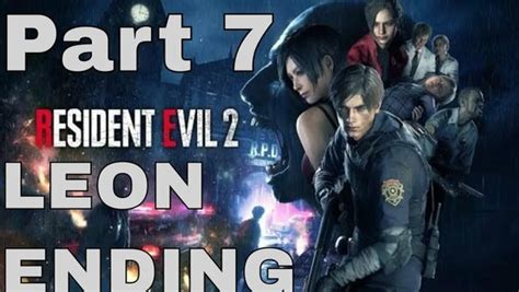 Resident EVIL 2 Remake LEON Ending / Final BOSS Walkthrough Gameplay ...