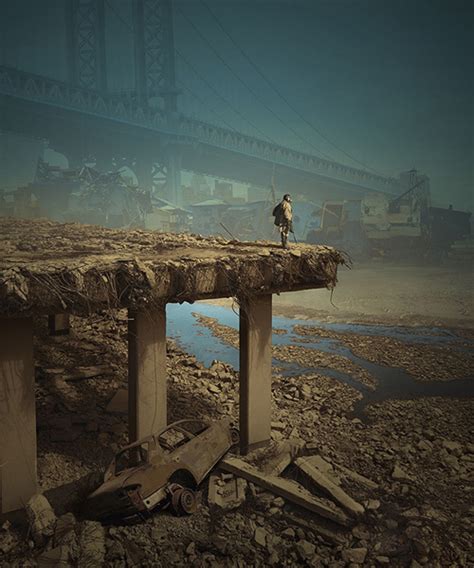 michał karcz pictures parallel worlds and post-apocalyptic landscapes