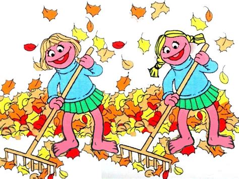 Prairie Dawn and Betty Lou raking by maria310 on DeviantArt