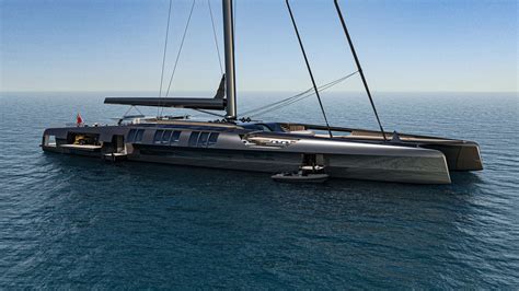 mm751 - 75m Sailing Catamaran by Malcolm McKeon Yacht Design