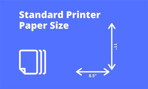 Standard Printer Paper Size