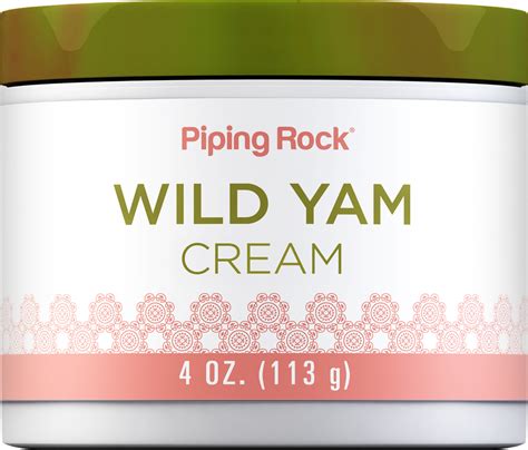 Wild Yam Cream 4 oz (113 g) Jar | Wild Yam Cream Benefits | PipingRock ...