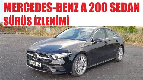 Yeni Mercedes-Benz A 200 Sedan test sürüşü - YouTube