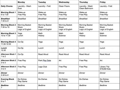 First Grade Homeschool Schedule | Hustle and Homeschool