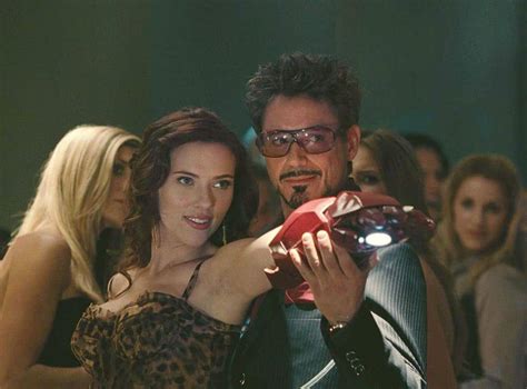 Iron Man 2 deleted scene: Stark showing off his goods to Romanoff. : r ...