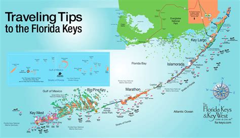 Florida Keys On A Map - Florida Gulf Map