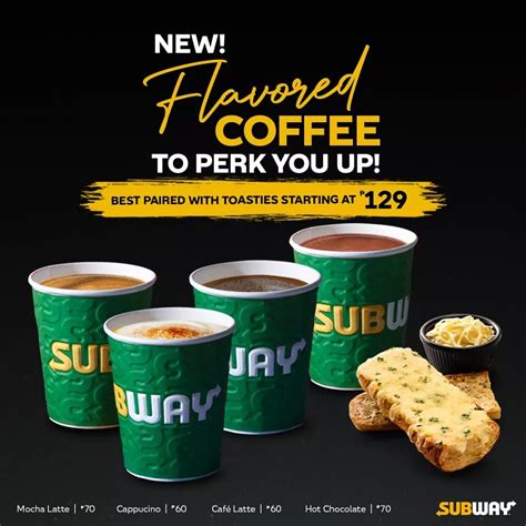 Subway® Introduces New Products: Pandesal Sliders and Flavored Coffee ...