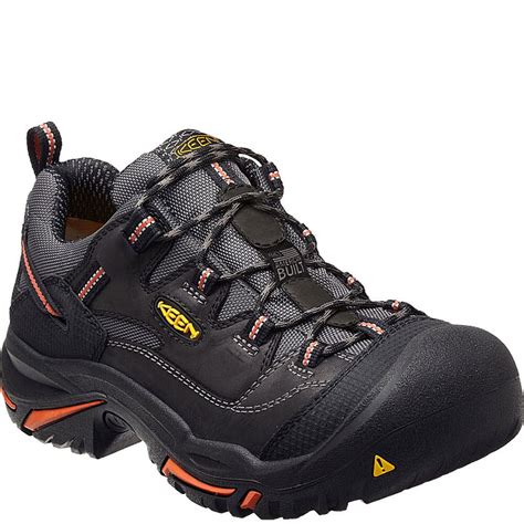 KEEN Utility Men's Braddock Low Safety Shoes - Black | elliottsboots