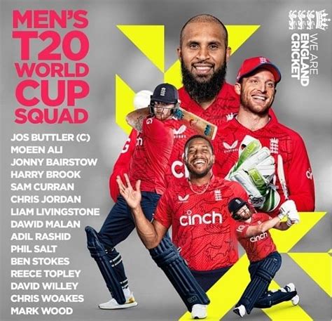 England announce their squad for World T20.