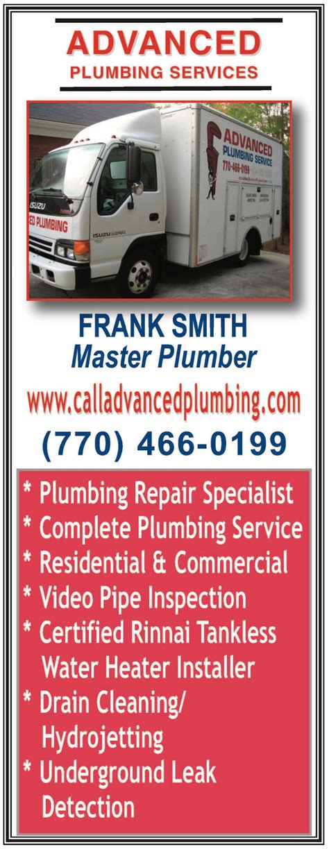 Plumbing - ADVANCED PLUMBING SERVICES - Atlanta Christian Web