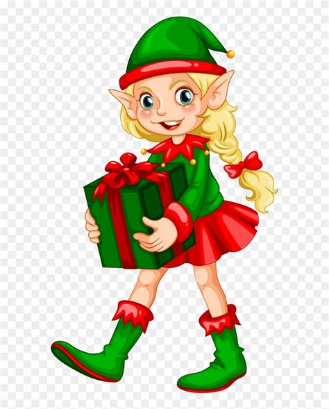 Funny Animated Christmas Clipart - Christmas Elves Png - Free ...