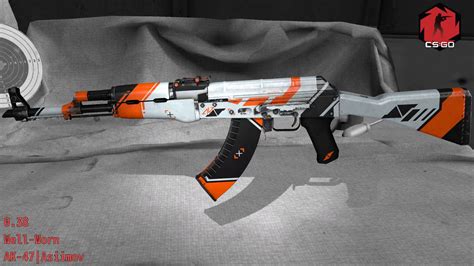 AK-47 Asiimov - Skin Wear Preview - YouTube