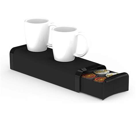 Mind Reader Slim Coffee Pod Storage Drawer For 12 K-Cup, Black at Staples