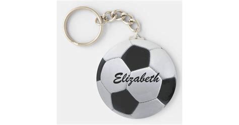 Personalized Soccer Ball Keychain | Zazzle