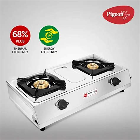 Pigeon Maxima Stainless Steel Gas Stove at Rs 1695/piece | Pigeon Gas ...