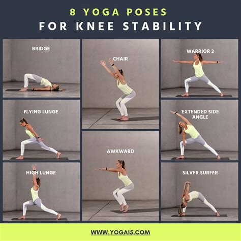 In yoga, we have many poses for knee stability that support the ...