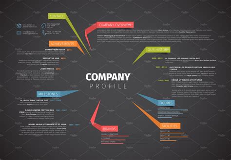 Company profile template | Company profile template, Infographic ...