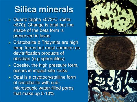 PPT - Silica minerals PowerPoint Presentation, free download - ID:4269768