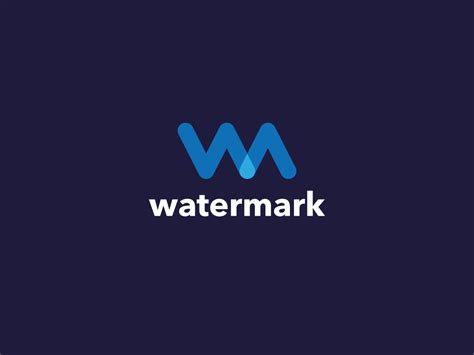 Watermark Logo by Ben Dobson on Dribbble