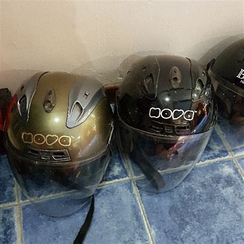 Nova Helmet, Motorcycles, Motorcycle Apparel on Carousell