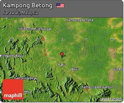 [31+] Betong Sarawak Map