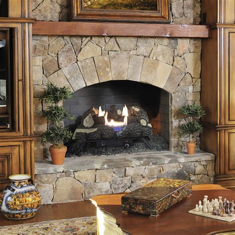 Gas fireplace logs vented - mainclinic