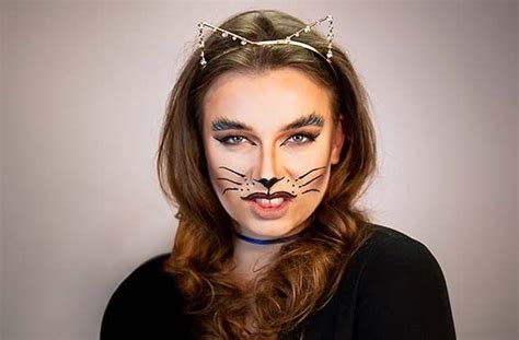 Cute Cat Face Makeup