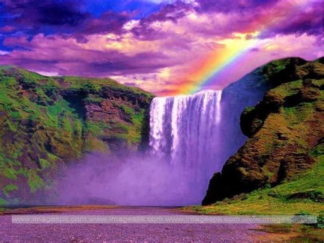 Rainbow Waterfall Wallpapers on WallpaperDog