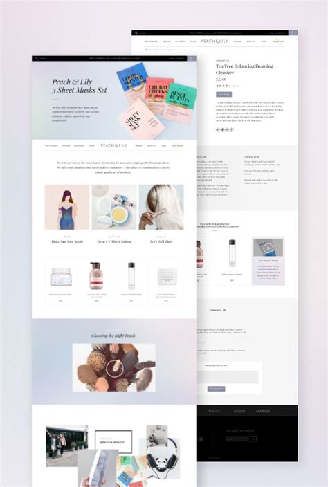 Peach & Lily | Peach and lily, App ui design, Portfolio