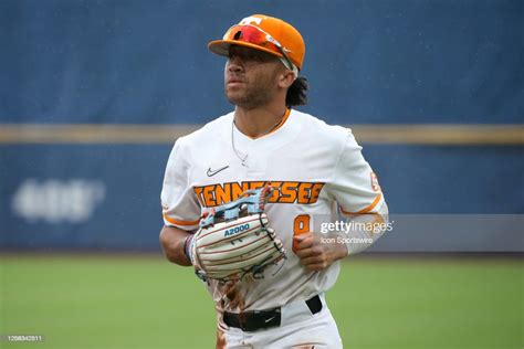 Tennessee Volunteers outfielder Christian Scott during the 2023 SEC ...