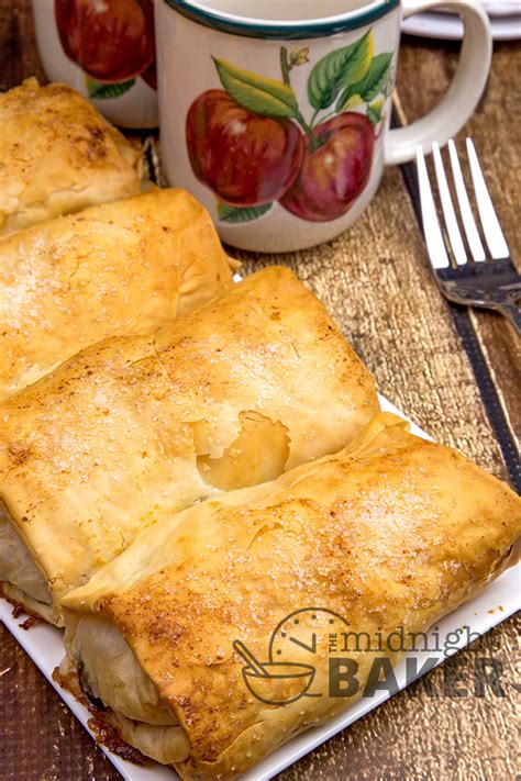 Easy Mini Apple Strudels - The Midnight Baker