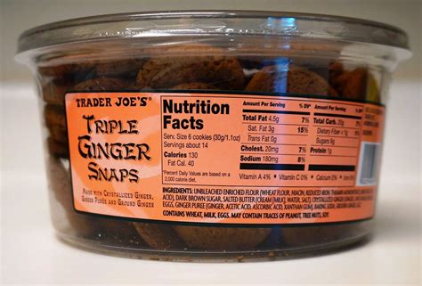 Exploring Trader Joe's: Trader Joe's Triple Ginger Snaps