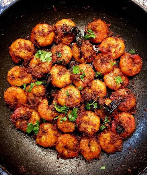 Chettinad Prawns Fry Recipe | Delicious Indian Shrimp Dish