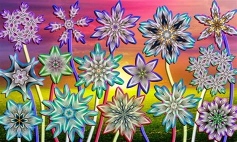 Crystal Flowers – Friday’s Free Daily Jigsaw Puzzle