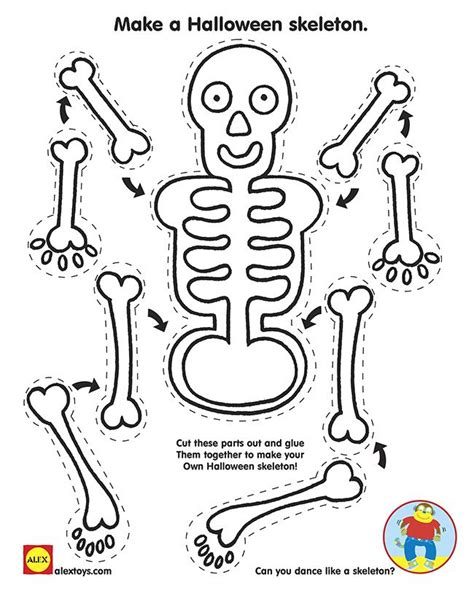 Skeleton Printable Craft