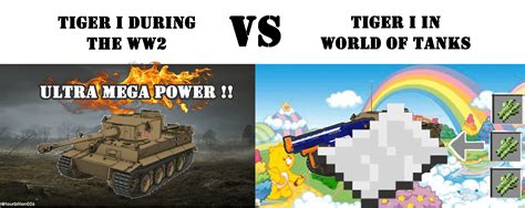 Tiger 1 irl VS tiger 1 in games : r/WorldofTanks