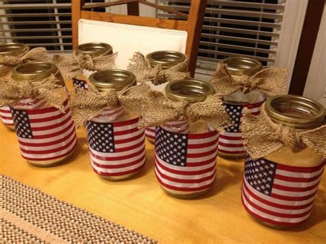 Pin by REBECCA MILLER on Patiotic | Veterans day gifts, Mason jar ...