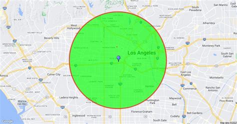 5 Mile Radius : Scribble Maps