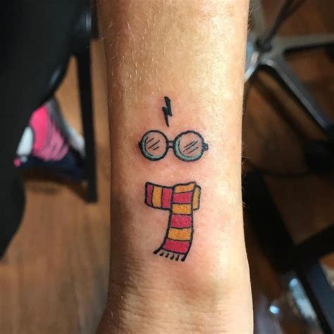 Glass of Harry Potter #wristtattoo #harrypottertattoomeaning # ...