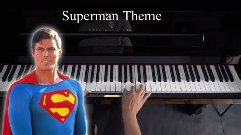 Superman Theme - EASY Piano Tutorial - John Williams - YouTube