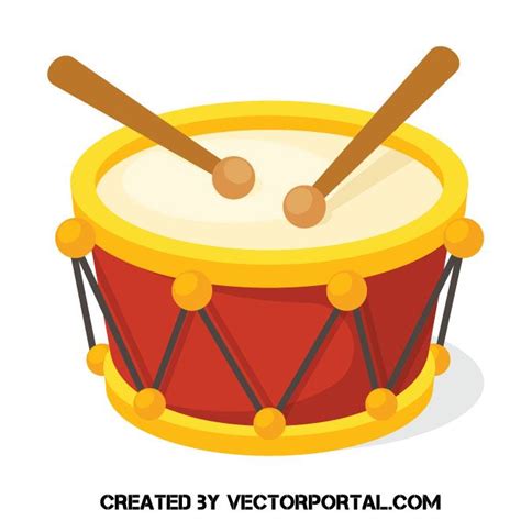 Drum icon vector image | Free online coloring, Drums, Music flashcards