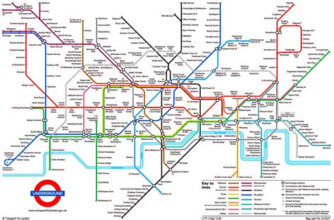 Tube Map, London Underground, London underground map - Living + Nomads ...