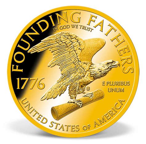 Colossal George Washington Commemorative Coin | Gold-Layered | Gold ...