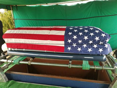 How To Fold and Display an American Flag on a Casket