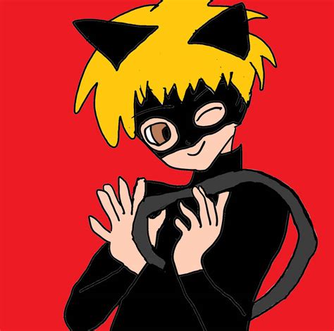 Tamaki as Cat Noir by chipotlepeppers on DeviantArt