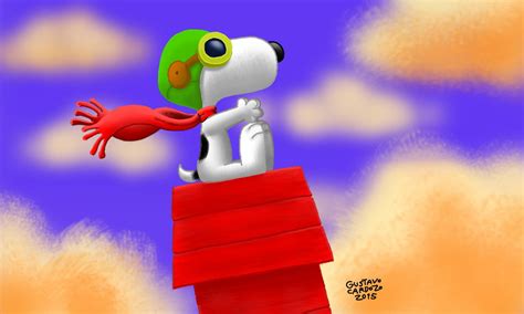 Snoopy Flying Ace Wallpaper - WallpaperSafari