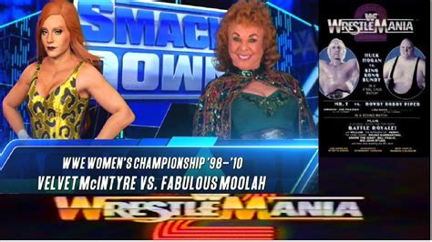 WrestleMania2 | The Fabulous Moolah vs Velvet McIntyre - YouTube